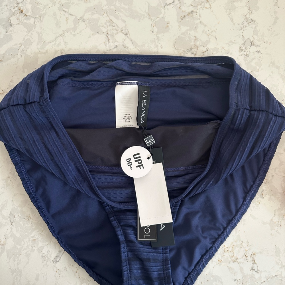 La Blanca Navy Blue Bikini Bottom